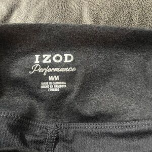 Izod Performance Black Athletic Leggings